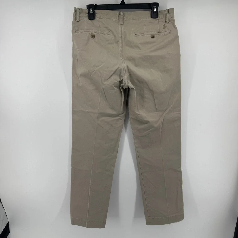 Polo Ralph Lauren Mens Stretch Straight Fit Chino Pants Khaki Tan 32x30